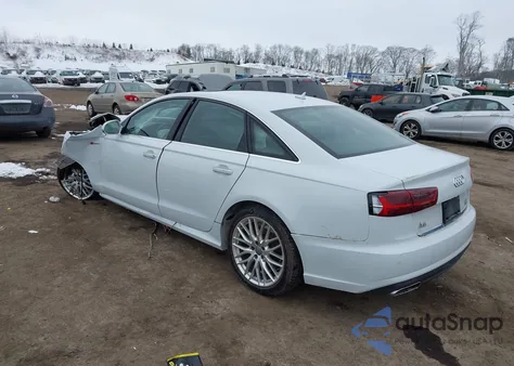 2016 Audi A6 3.0T Premium Plus из США, поврежденный, VIN WAUHGAFC8GN101657